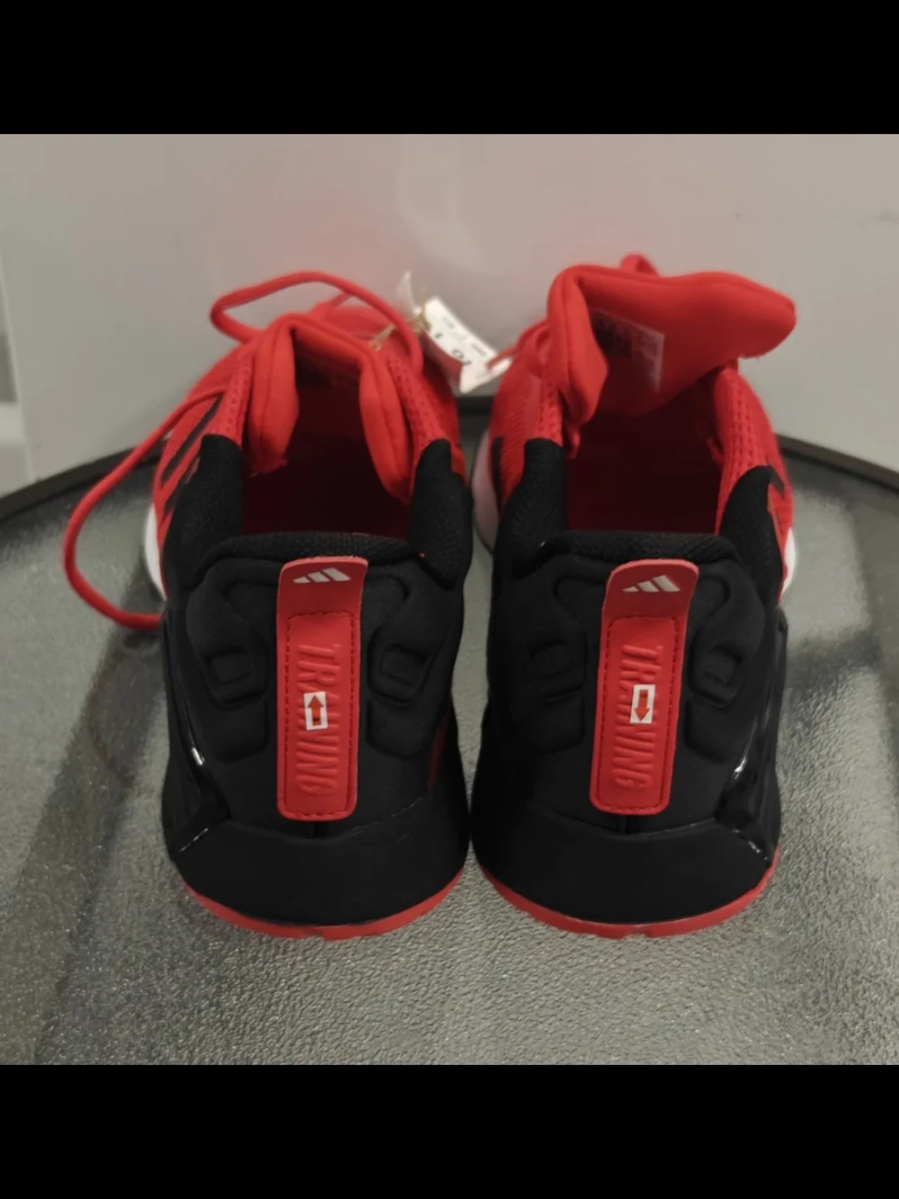 Adidas Dropset 3 Training Shoes Pure Ruby Core Black Men’s Size 10 Gym Sneakers - Picture 9 of 11